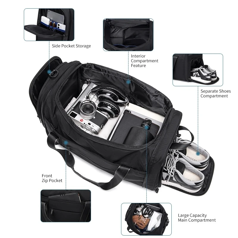 Large Capacity Multifunctional Foldable Travel Bag suppliers